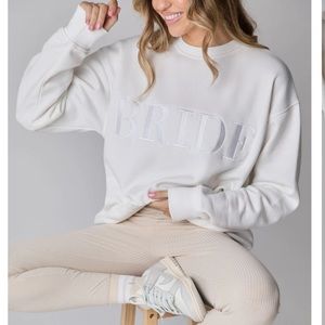 Six Stories BRIDE Sweatshirt, Sweatpant, and Lounge Short Bundle Size M